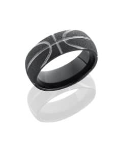 Z8D Basketball Zirconium Band