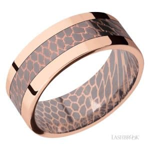 Superconductor band with 14K Rose Gold-20